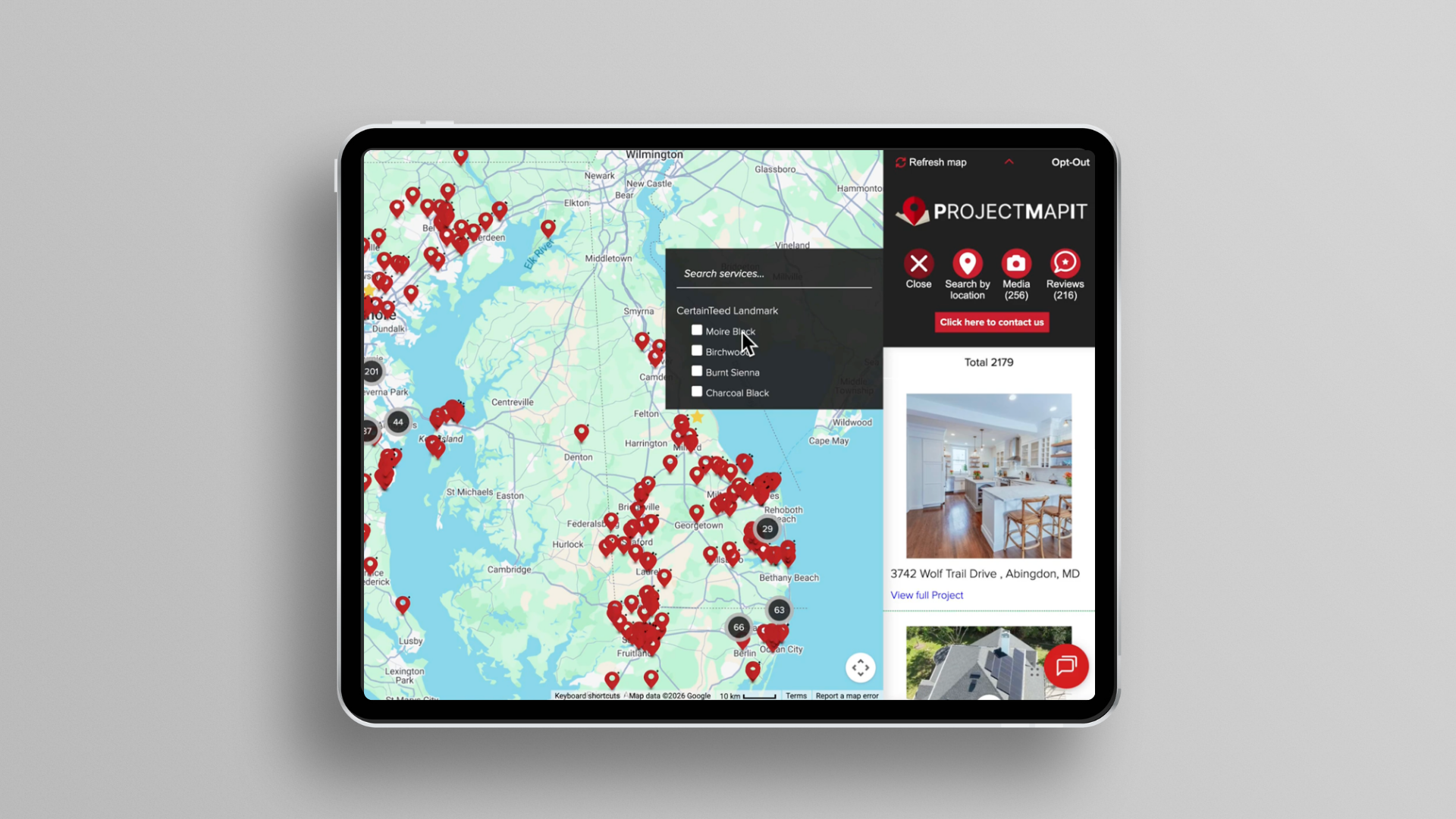 PMI Interactive Map