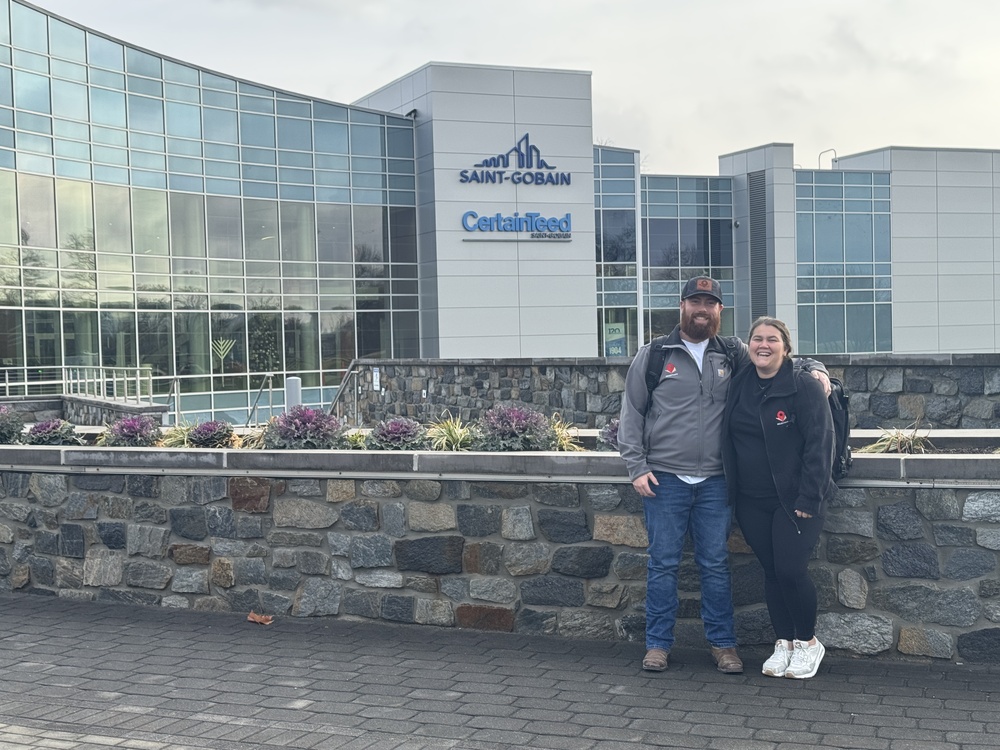 PMI team members outside of Certainteed headquarters