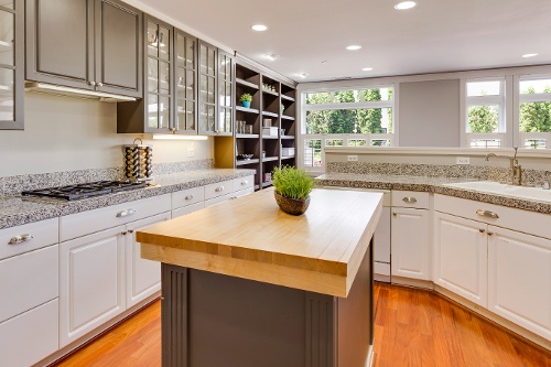 A remodeled kitchen